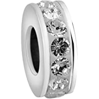 Nenalina Plata Colgante con circonita cúbica para Pandora Pulseras para Mujer 718077-001